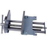 Rapid Action Woodworking Vise Quick Release Lever for Adjustments 9 Inch Jaw Width Made with Heavy-Duty Cast Iron--Gray