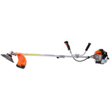 52cc Weed Wacker Gas Powered 3 in 1 Multifunction String Trimmer 8 inch Weed Wacker Attachments Heads 10" Metal 3T Blade Rubber Handle Shoulder & Strap Included EPA Compliant