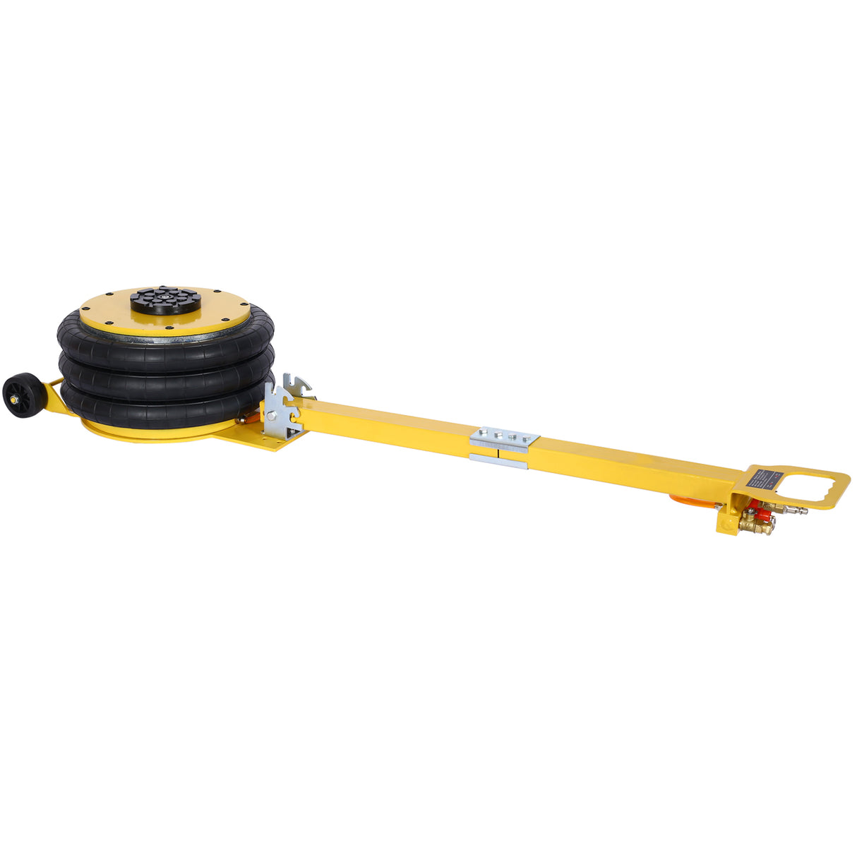 5T Triple Bag Air Jack Pneumatic Lifting 16in Capacity 11000lbs Easy-Collapsing Terrain Yellow