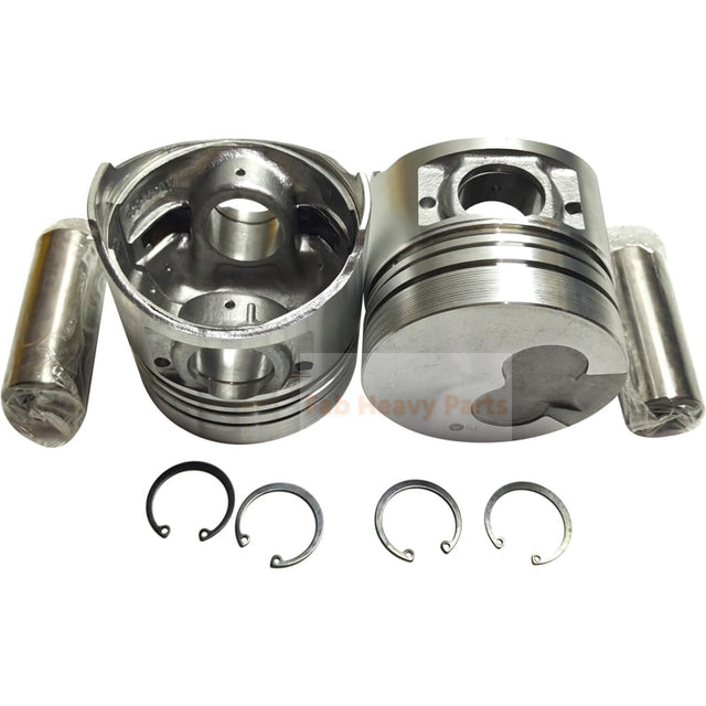 4X Piston With Pin And Clips 23410-42540 23410-42544 Fits For Hyundai D4BH TCI Engine Parts