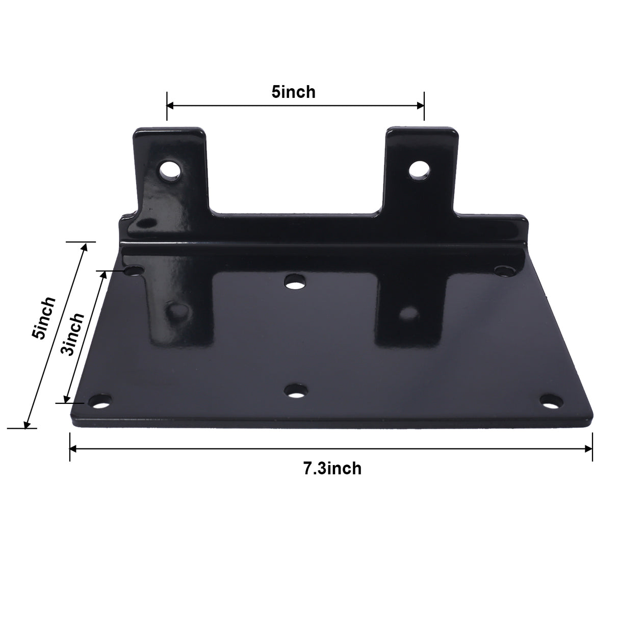 Câble en acier imperméable tout-terrain de treuil électrique de 2000lb 12V pour la remorque de remorquage d'atv UTV