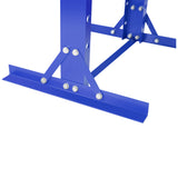 Hydraulic Shop Floor Press 20 Ton Steel H-Frame with Plates Adjustable Working Table Stand Jack for Gears and Bearings