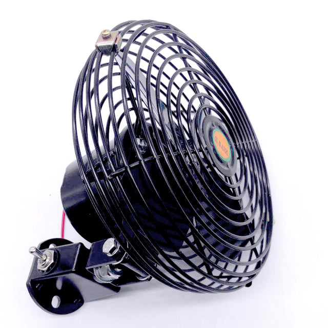 24V 6 Inch Cab Fan Air Circulating Fan for Excavator Loader Backhoe Tractor