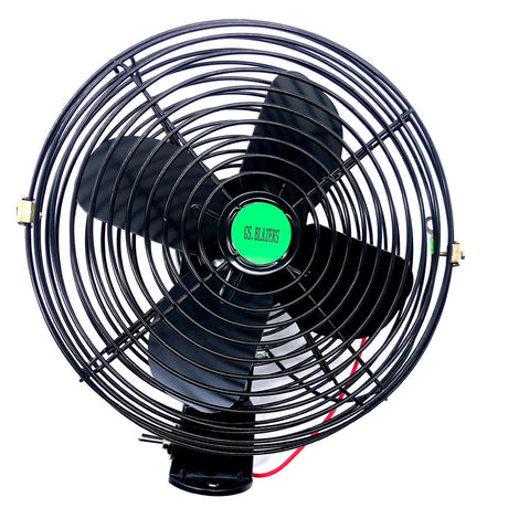 12V 8 Inch Cab Fan Air Circulating Fan for Excavator Loader Backhoe Tractor