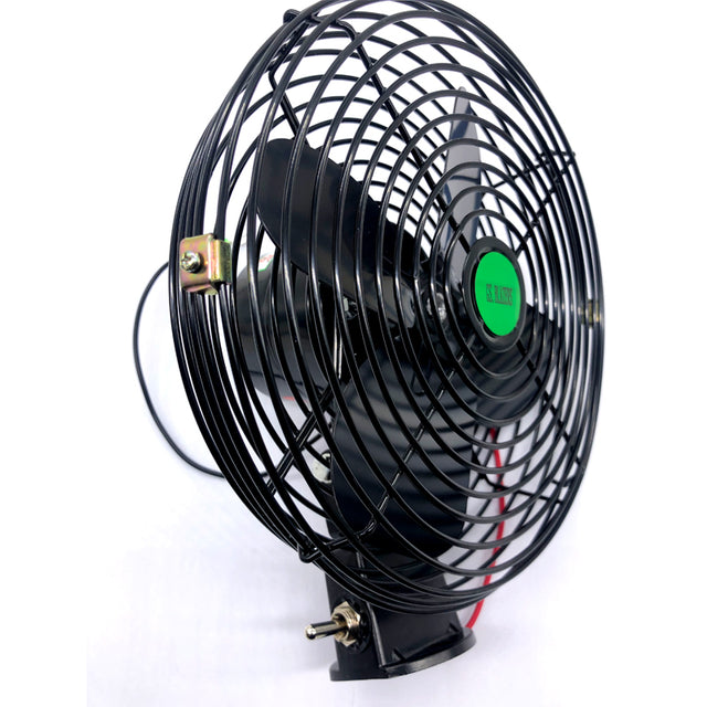 12V 8 Inch Cab Fan Air Circulating Fan for Excavator Loader Backhoe Tractor