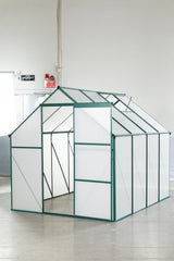 6 x 8 FT Outdoor Patio Greenhouse Green