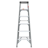 Fibreglass Step Ladder 6-foot 250lbs--Gray