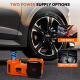 Electric Car Jack kit 5 Ton/11023 LBS Hydraulic Jack Lift with Electric Impact Wrench