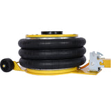 5T Triple Bag Air Jack Pneumatic Lifting 16in Capacity 11000lbs Easy-Collapsing Terrain Yellow