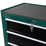 5-Drawers Rolling Tool Chest Cabinet on Wheels na may Keyed Locking System at Drawer Liner na may Link Buckle na Pinagsama sa Malaking Cabinet Set para sa Warehouse Garage