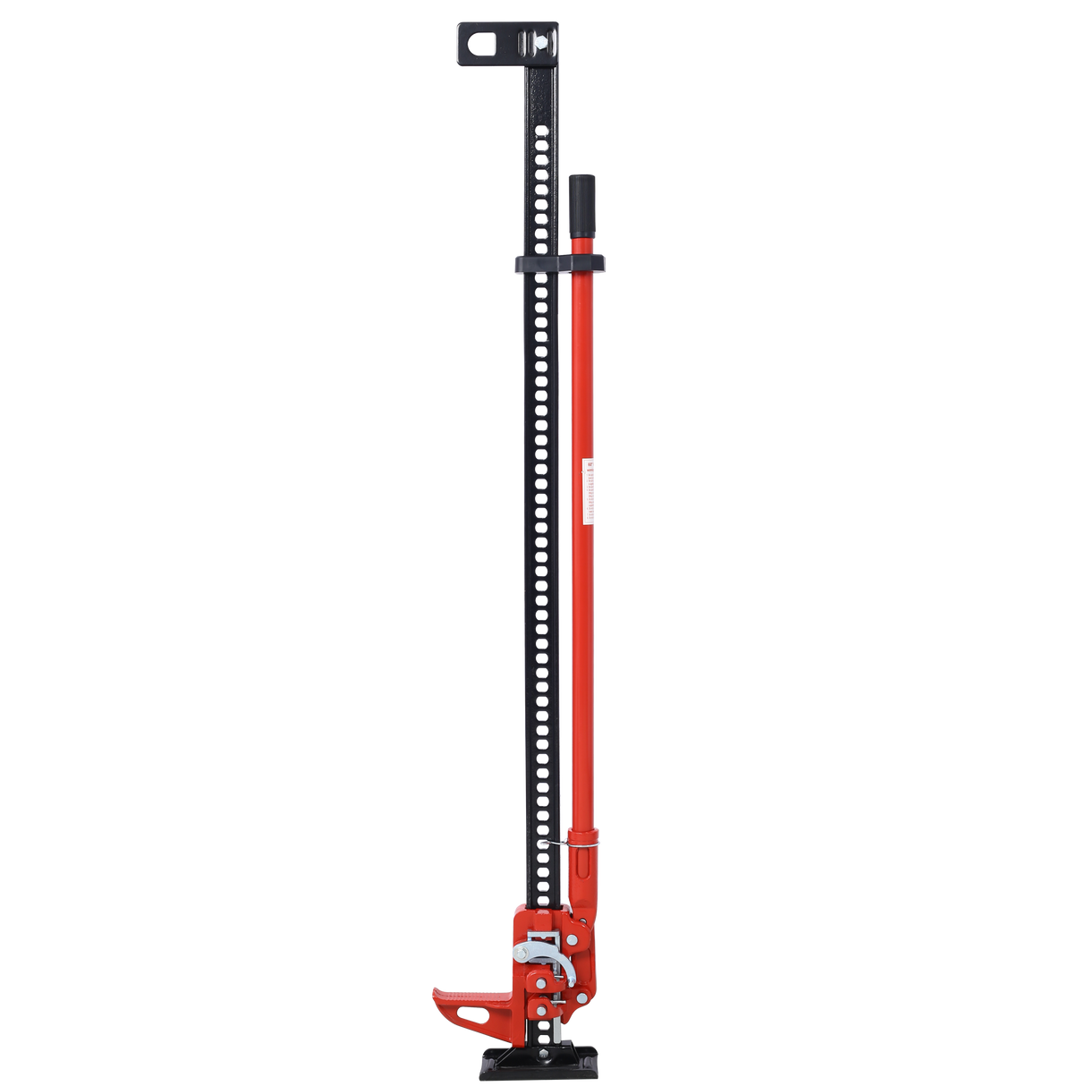 High Lift Farm Jack 60" Utility 7000 lbs Kapasitet Ratcheting Off Road Heavy-Duty for traktortruck SUV Støtfangerløft Rød