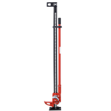 High Lift Farm Jack 60" Utility 7000 lbs Kapasitet Ratcheting Off Road Heavy-Duty for traktortruck SUV Støtfangerløft Rød