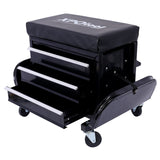 350 Pound Capacity Garage Glider Rolling Tool Chest Seat