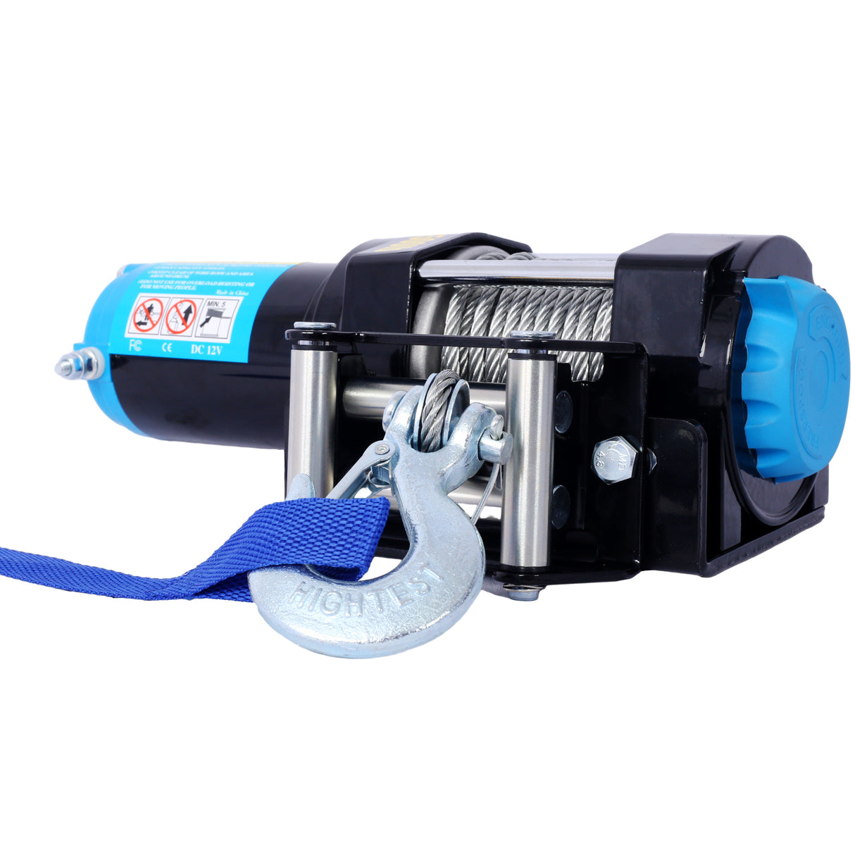 ATV/UTV 12 V 3500LBS Electric Winch with Steel Cable Wire and Wireless Remote Control Roller Fairlead