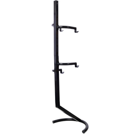 Portabicicletas para 2 bicicletas, soporte de pared para almacenamiento de bicicletas en interiores, color negro