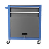 Assembled Mobile Rolling Lockable Tool Chest with Wheels 8 Drawers for Workshop Mechanics Garage