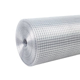 48inx100ft 1/4 in 23 Gauge Hardware Cloth Welded Cage Wire Chicken Fence Mesh Rolls Square Netting Raised Garden Rabbit Fence Snake Fencing Rodent Animals Steel