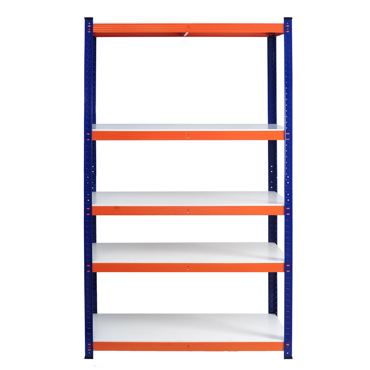 Kapazität Garagenlagerregale Heavy Duty Blau Orange