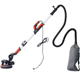 780W Electric Drywall Sander na may Vacuum Dust Collection 6.5A Motor Dustless Floor na may Variable Speed ​​900-1800RPM LED Light Extendable & Foldable Handle