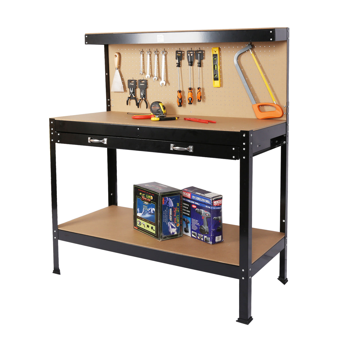 Wood Work Bench 115cm 300 lbs Capacity