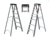 Fibreglass Step Ladder 6-foot 250lbs--Gray