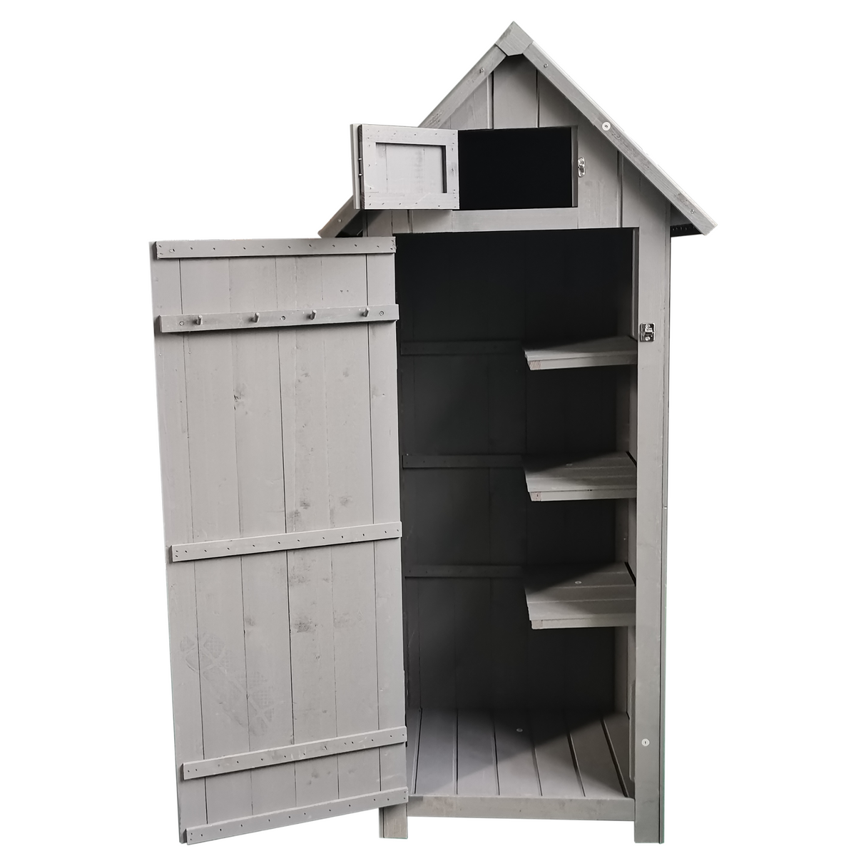 30.31"X 20.48"X 65.75" Outdoor Storage Perfect to Store Patio Furniture for Backyard Garden Patio Lawn Natural