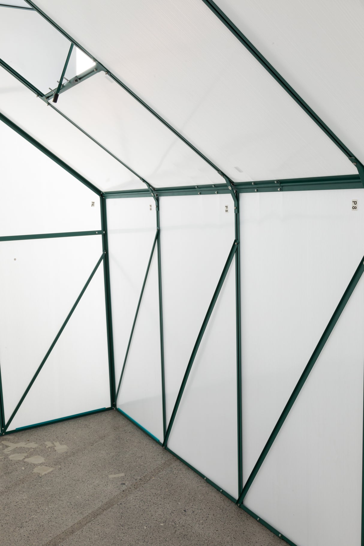 6 x 8 FT Outdoor Patio Greenhouse Green