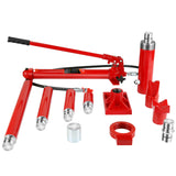 20 Ton Power Kit Portable Hydraulic Jack with 1.43 m Oil Hose Car Frame Repair Tool with Storage Case for Automotive