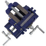 4" Cross Slide Vise Drill Press 4inch Metal Milling 2 way X-Y Benchtop Wood Working Clamp Machine