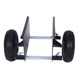 600lb Panel Dolly 10in. Pneumatic Wheels Black