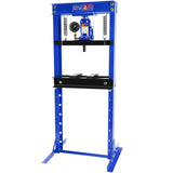 20 Ton Hydraulic Shop Press H-Frame Garage Floor Adjustable with Plates Working Table Height