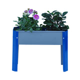 Elevated Garden Bed Metal Outdoor Flowerpot Box Suitable for Backyard and Terrace Large Suitable for Vegetable and Flower