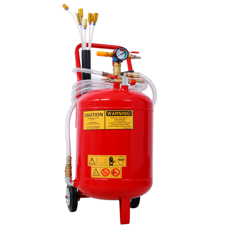 Oil Extractor Portable Air Pneumatic Waste Oil Garage Extractor Drain Tank Professional Fluid Evacuator Portable Integrated Level Gauge