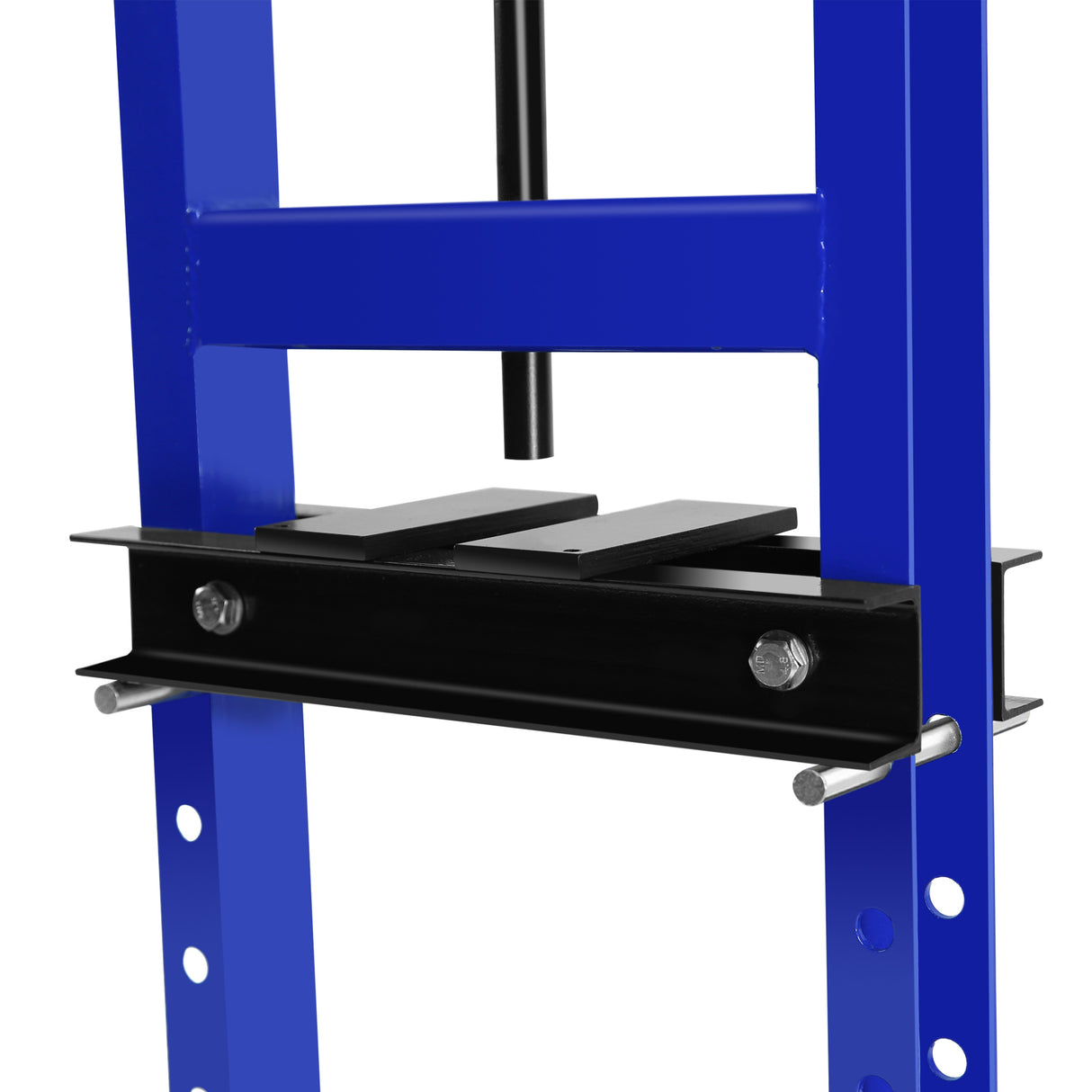 Steel H-Frame Hydraulic Shop Press na may Stamping Plate para Baluktot Ituwid o Pindutin ang Mga Bahagi Mag-install ng Bearings at U-Joints na 6 Ton Capacity Blue