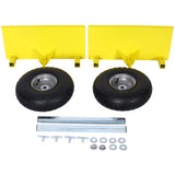 600lb Panel Dolly 10in. Pneumatic Wheels Yellow