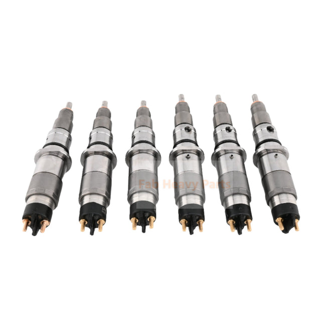 6 PCS Brandstofinjector 0445120231 3976372 4937065 Past voor Cummins Motor QSB6.7