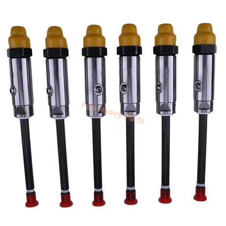 6 STUKS Brandstofinjector 100-7559 1007559 Past voor Caterpillar CAT Motor 3306 3306B Dump Truck D250E D250E II