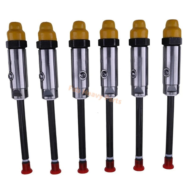 6 PCS Fuel Injector 100-7559 1007559 Fits for Caterpillar CAT Engine 3306 3306B Dump Truck D250E D250E II