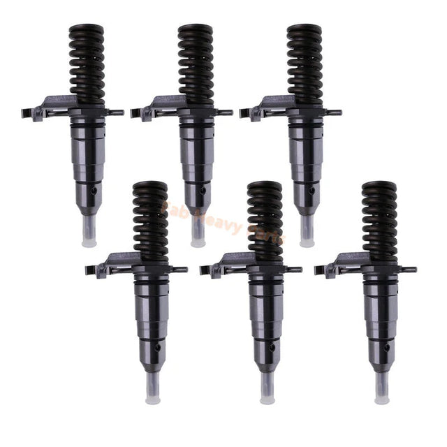 6 PCS Brandstofinjector 107-7733 1077733 Past voor Caterpillar CAT Motor 3114 3116 Graafmachine M318 320B 322B L 325B L