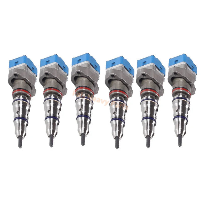 6 PCS Fuel Injector 10R-0781 10R0781 198-6605 1986605 Fits for Caterpillar CAT Engine 3126B 3126E C7