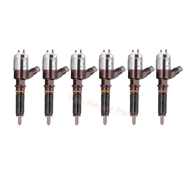 6 PCS Fuel Injector 10R-7666 10R7666 266-4489 2664489 282-0470 2820470 276-8270 2768270 Angkop para sa Caterpillar CAT Engine C6.6 C4.4