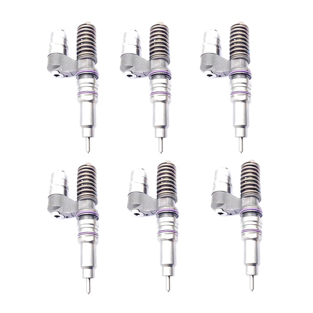 6 Piece Fuel injector 21160093 0414702025 Fits for Volvo Penta Engine TAD1240 TAD1241 TAD1242