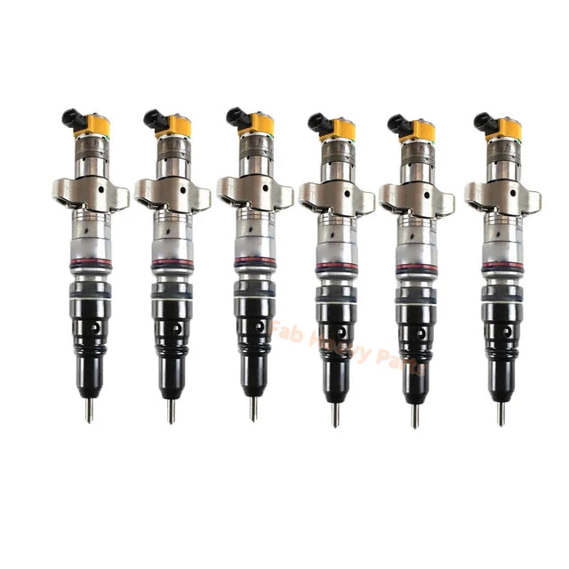 6 PCS Fuel Injector 236-0957 2360957 10R-9002 10R9002 225-0117 2250117 Fits for Caterpillar CAT Engine C9