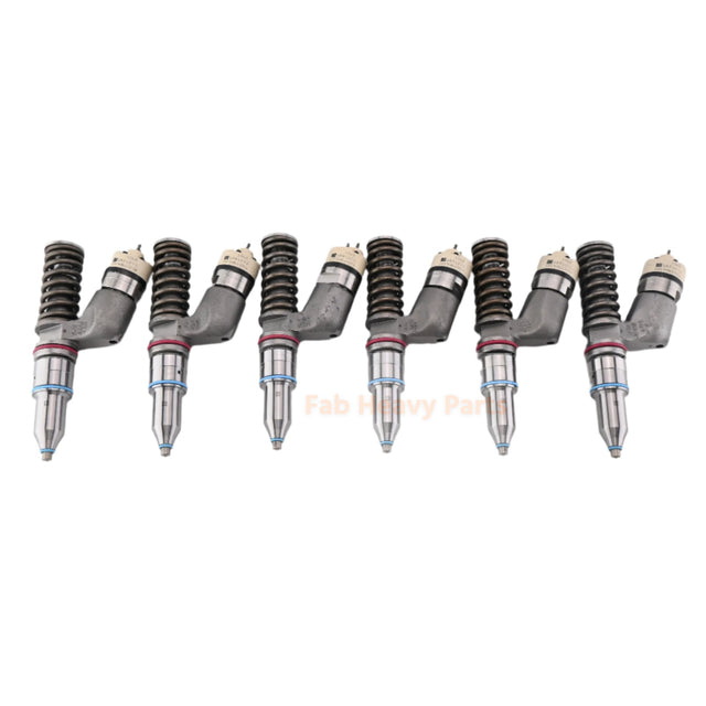 6 PCS Fuel Injector 249-0709 2490709 239-4909 2394909 Fits for Caterpillar CAT Engine C15 3406E C32, Remanufactured