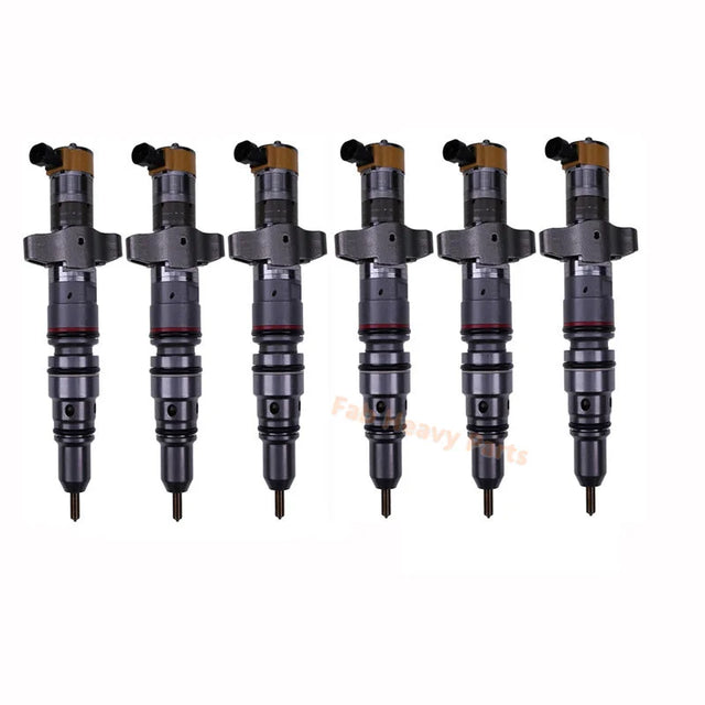 6 na PCS Fuel Injector 267-3360 2673360 Angkop para sa Caterpillar CAT Engine C9 Excavator 330D 330DFM 330DL 330DLN 330DMH M330D