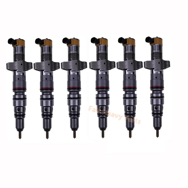 6 na PCS Fuel Injector 293-4074 2934074 Angkop para sa Caterpillar CAT C9 Marine Engine