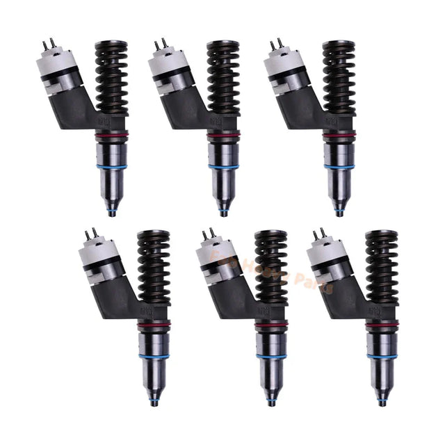 6 PCS Fuel Injector 276-8307 2768307 Fits for Caterpillar CAT Engine C15 C18 C-18 C27 C32 C32B Truck 773GC