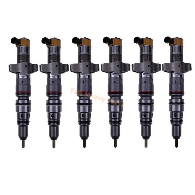 6 PCS Fuel Injector 293-4068 2934068 Fits for Caterpillar CAT Engine C9 C-9