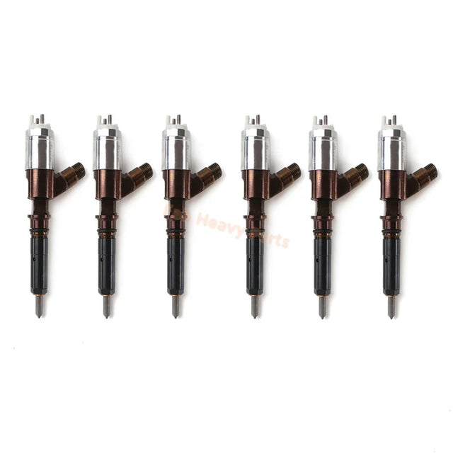 6 PCS Fuel Injector 321-3600 3213600 Fits for Caterpillar CAT Engine C6.6 Loader 559 953D 924H 924HZ