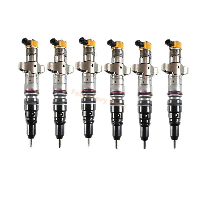 Injecteur de carburant 387 – 9426 3879426, 6 pièces, adapté au moteur Caterpillar CAT C7, débardeur de roue 545C